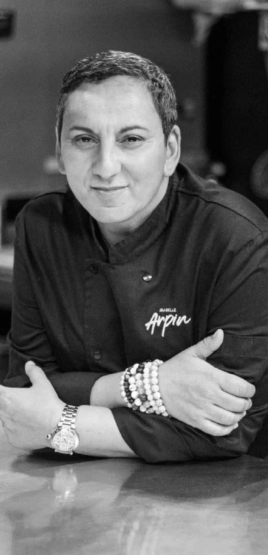 Isabelle Arpin - Chef du restaurant Domaine du Château de Leignon